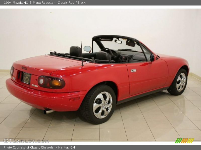 Classic Red / Black 1994 Mazda MX-5 Miata Roadster