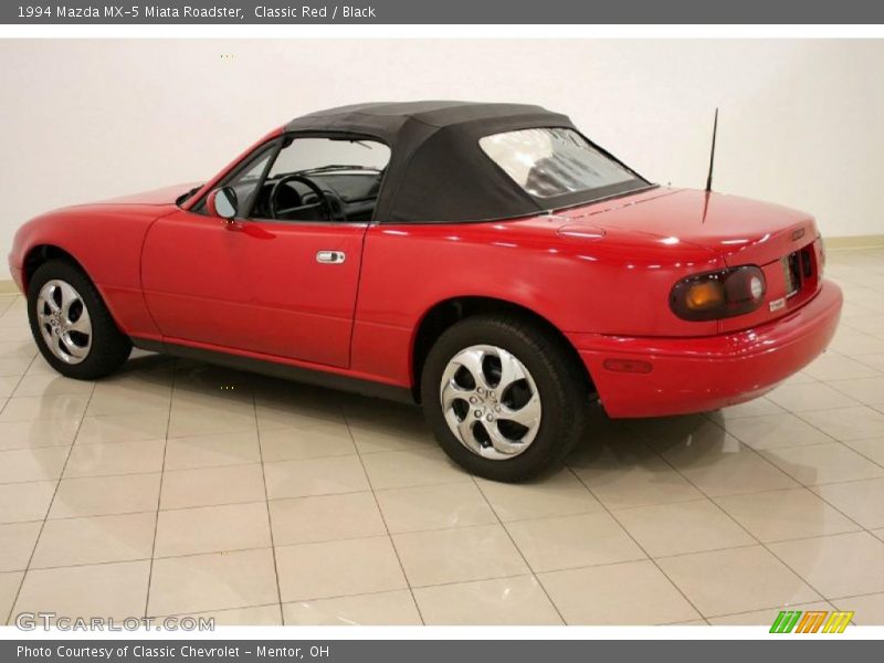 Classic Red / Black 1994 Mazda MX-5 Miata Roadster