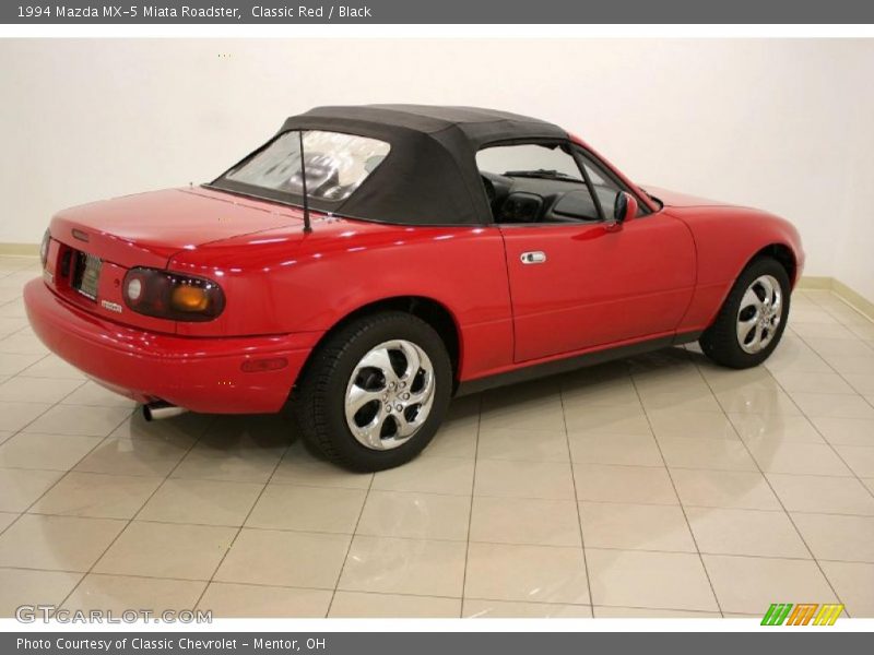 Classic Red / Black 1994 Mazda MX-5 Miata Roadster