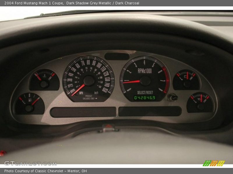 Dark Shadow Grey Metallic / Dark Charcoal 2004 Ford Mustang Mach 1 Coupe