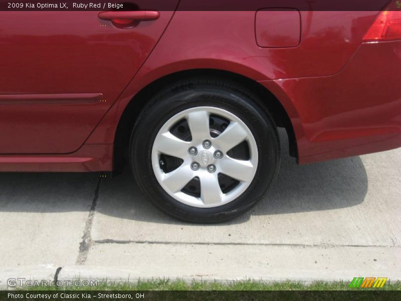 Ruby Red / Beige 2009 Kia Optima LX