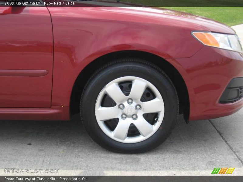 Ruby Red / Beige 2009 Kia Optima LX