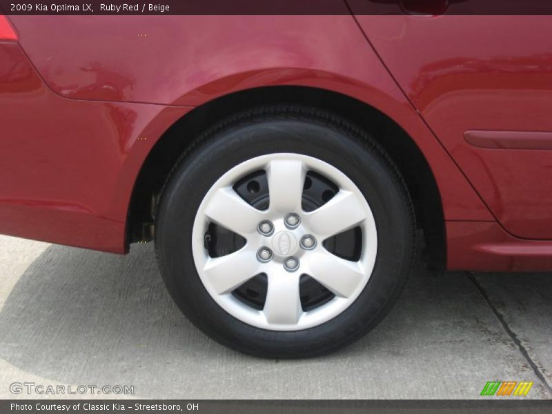 Ruby Red / Beige 2009 Kia Optima LX