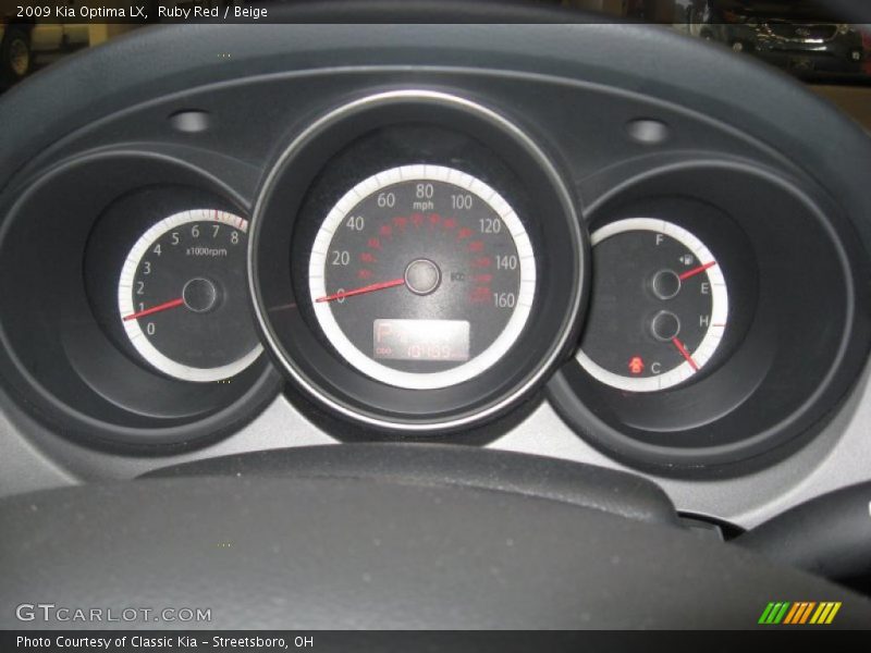 Ruby Red / Beige 2009 Kia Optima LX