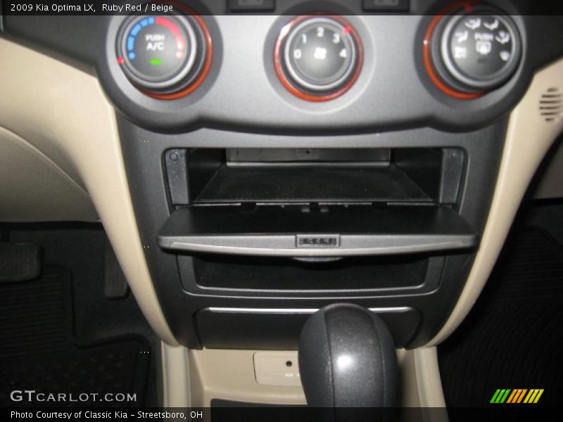 Ruby Red / Beige 2009 Kia Optima LX