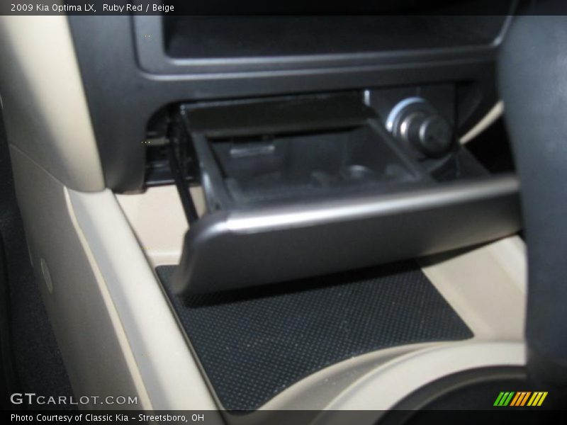 Ruby Red / Beige 2009 Kia Optima LX