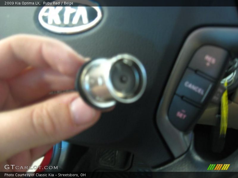 Ruby Red / Beige 2009 Kia Optima LX