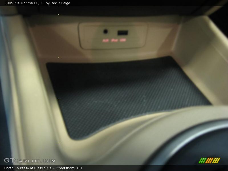 Ruby Red / Beige 2009 Kia Optima LX