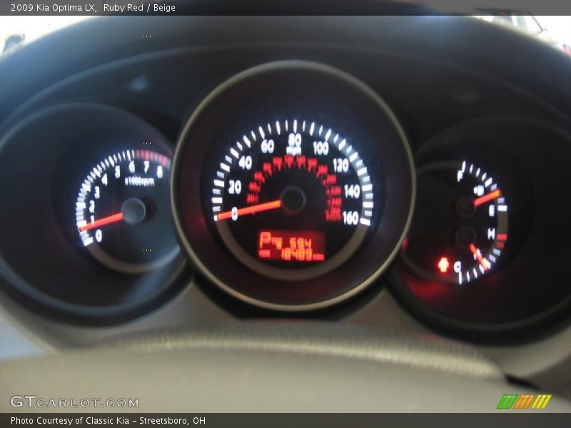 Ruby Red / Beige 2009 Kia Optima LX