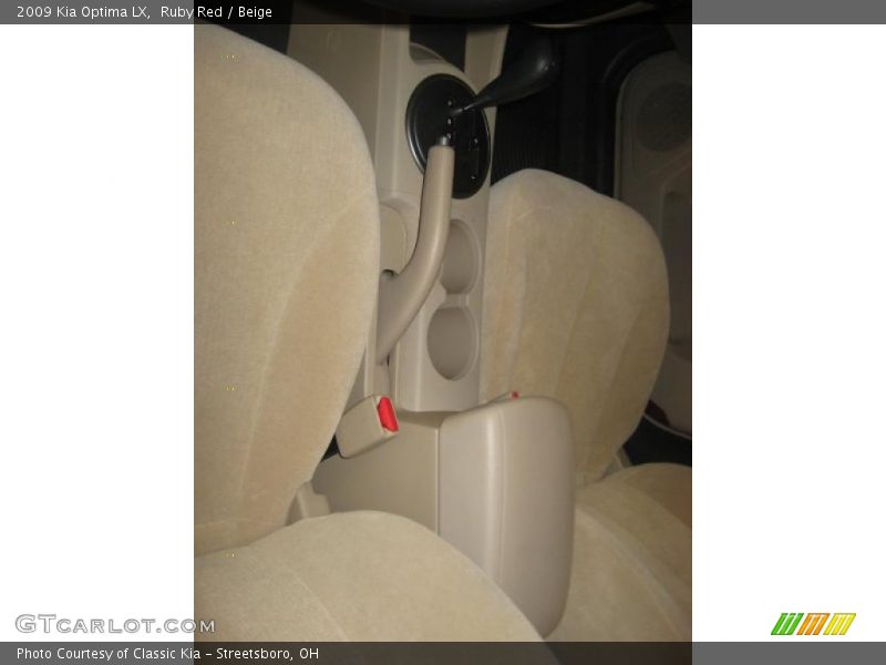 Ruby Red / Beige 2009 Kia Optima LX