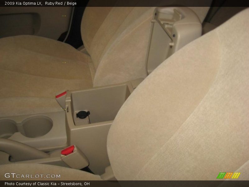Ruby Red / Beige 2009 Kia Optima LX
