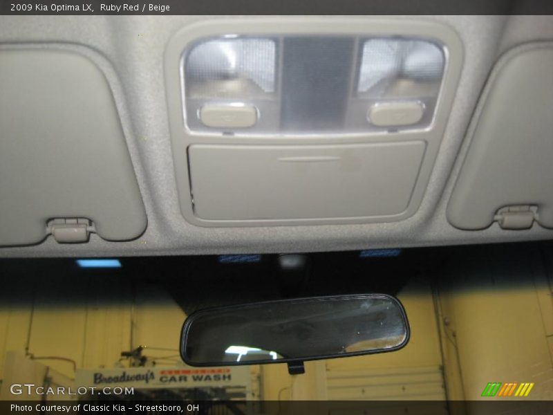 Ruby Red / Beige 2009 Kia Optima LX