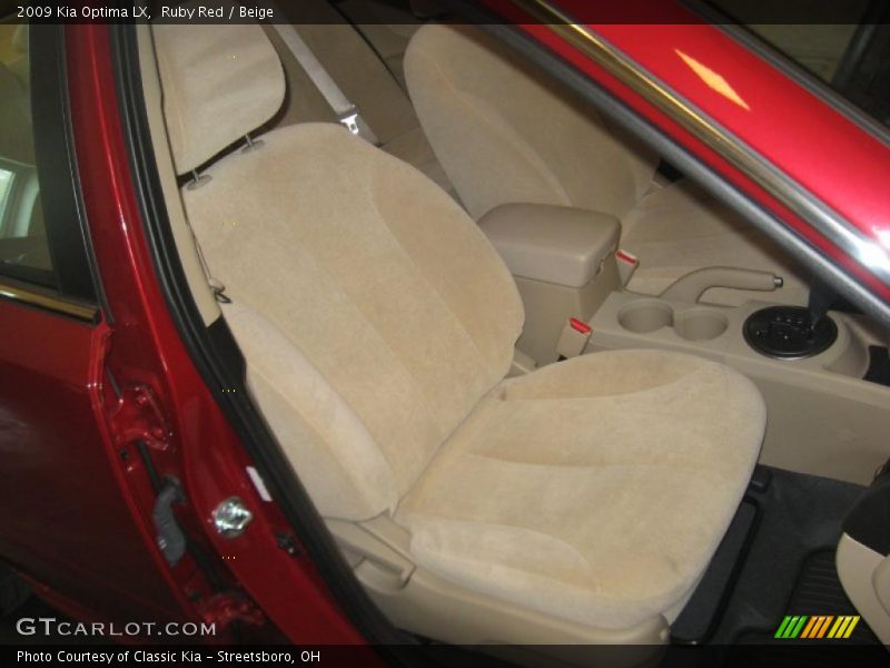 Ruby Red / Beige 2009 Kia Optima LX