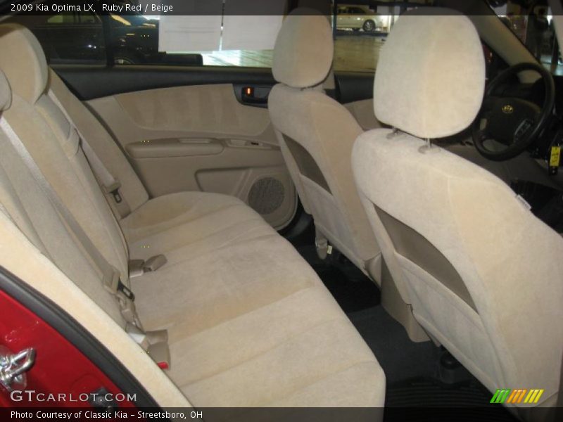 Ruby Red / Beige 2009 Kia Optima LX