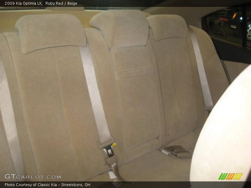 Ruby Red / Beige 2009 Kia Optima LX