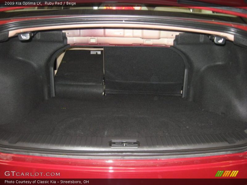 Ruby Red / Beige 2009 Kia Optima LX