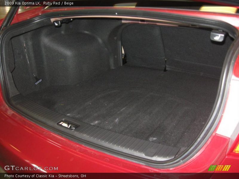 Ruby Red / Beige 2009 Kia Optima LX