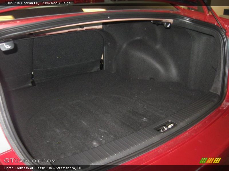 Ruby Red / Beige 2009 Kia Optima LX