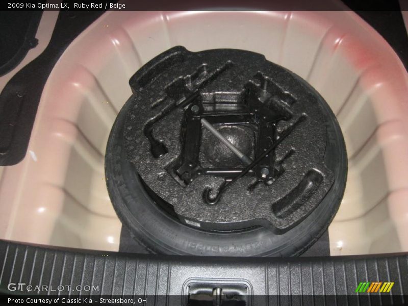 Ruby Red / Beige 2009 Kia Optima LX