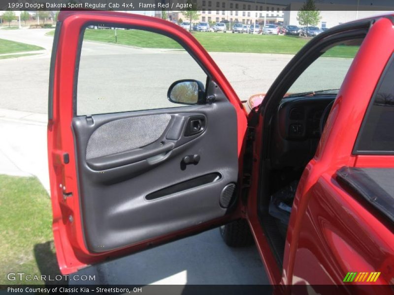 Flame Red / Agate 1999 Dodge Dakota Sport Regular Cab 4x4
