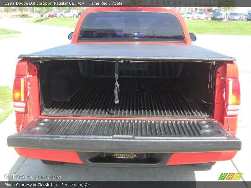 Flame Red / Agate 1999 Dodge Dakota Sport Regular Cab 4x4