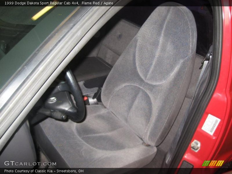 Flame Red / Agate 1999 Dodge Dakota Sport Regular Cab 4x4