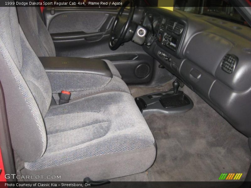 Flame Red / Agate 1999 Dodge Dakota Sport Regular Cab 4x4