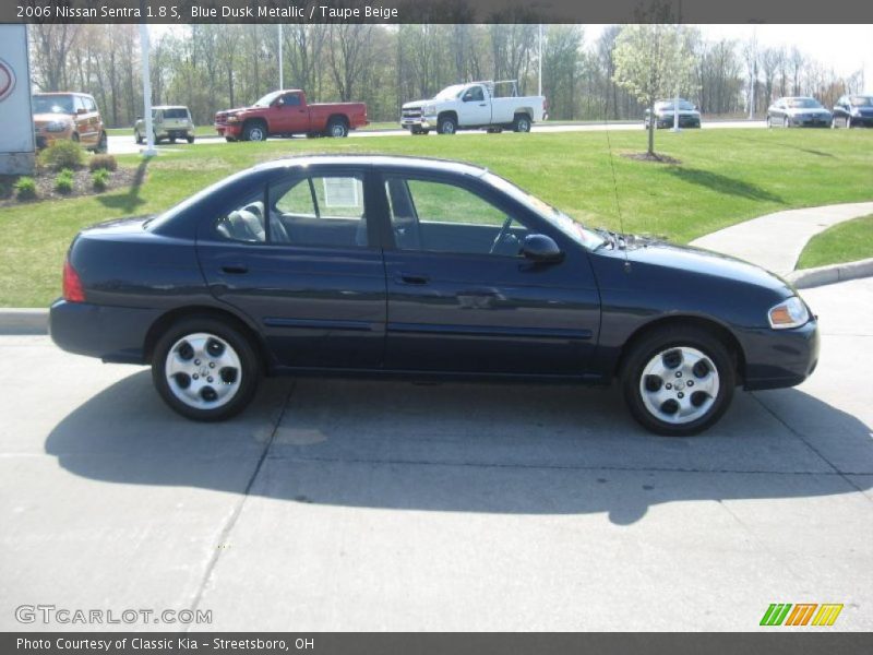 Blue Dusk Metallic / Taupe Beige 2006 Nissan Sentra 1.8 S