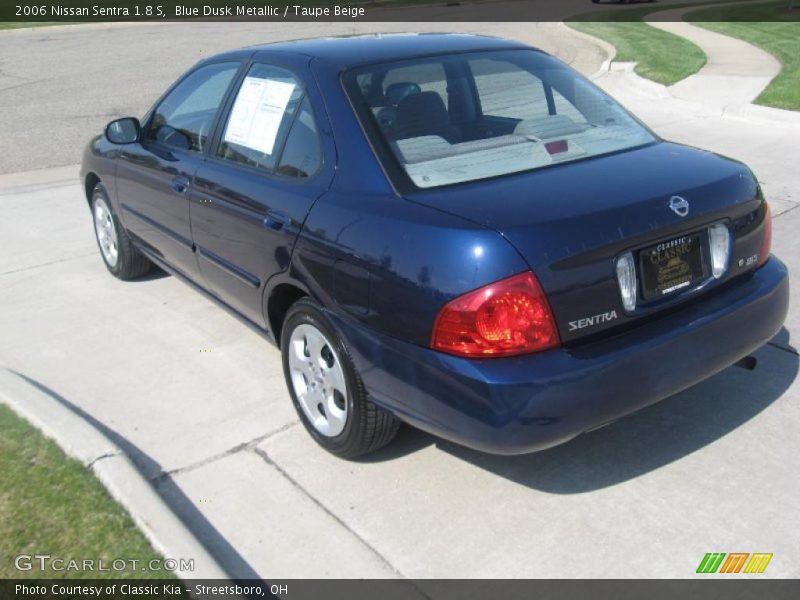 Blue Dusk Metallic / Taupe Beige 2006 Nissan Sentra 1.8 S