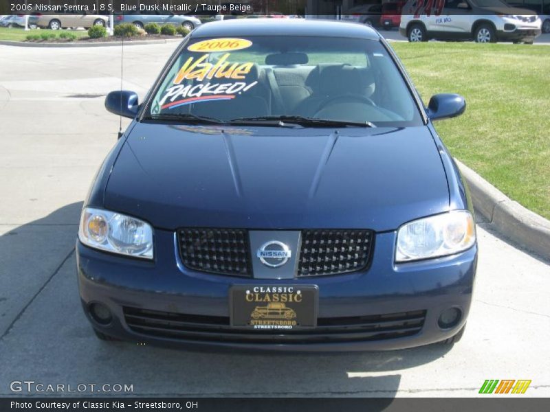 Blue Dusk Metallic / Taupe Beige 2006 Nissan Sentra 1.8 S