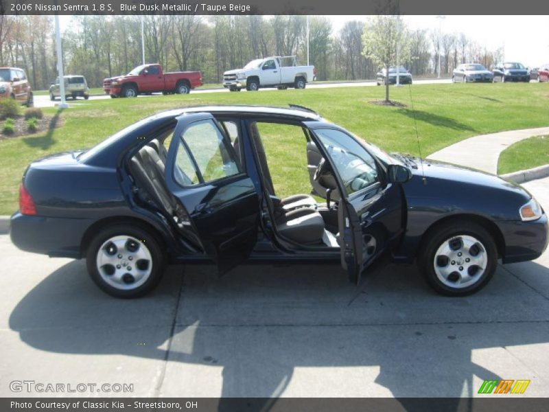 Blue Dusk Metallic / Taupe Beige 2006 Nissan Sentra 1.8 S