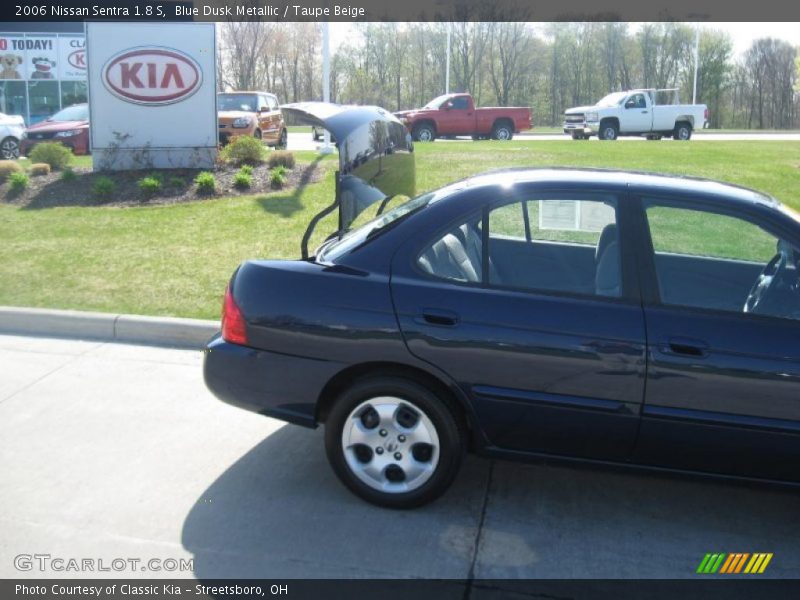 Blue Dusk Metallic / Taupe Beige 2006 Nissan Sentra 1.8 S