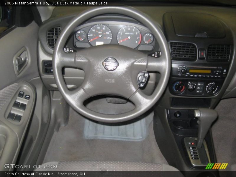 Blue Dusk Metallic / Taupe Beige 2006 Nissan Sentra 1.8 S