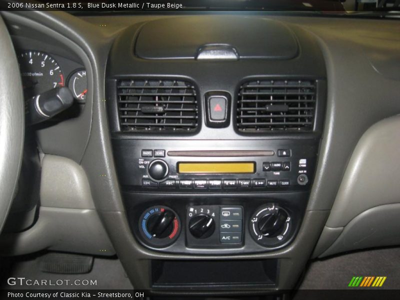 Blue Dusk Metallic / Taupe Beige 2006 Nissan Sentra 1.8 S