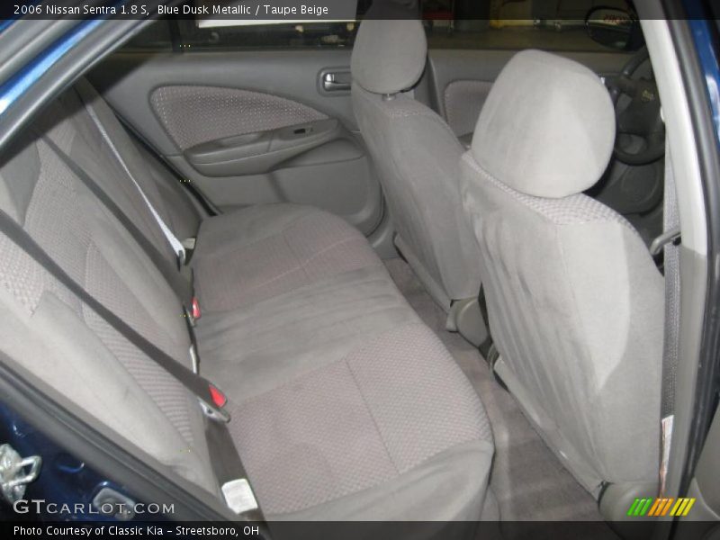 Blue Dusk Metallic / Taupe Beige 2006 Nissan Sentra 1.8 S