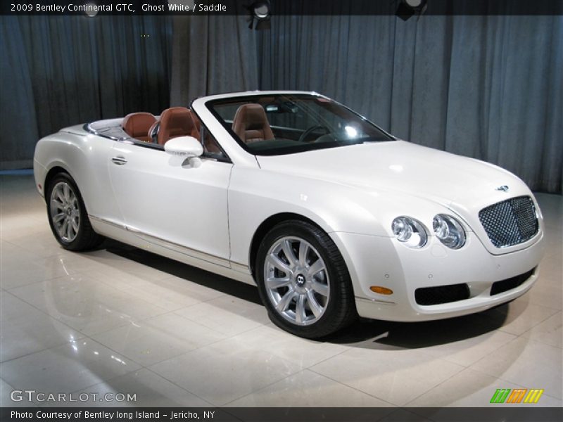 Ghost White / Saddle 2009 Bentley Continental GTC