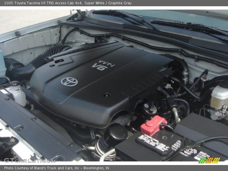 Super White / Graphite Gray 2005 Toyota Tacoma V6 TRD Access Cab 4x4