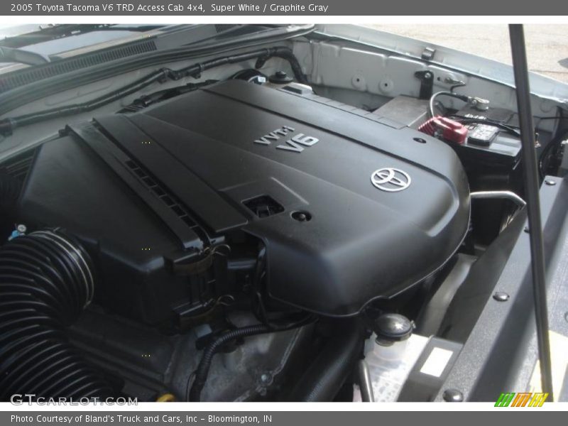 Super White / Graphite Gray 2005 Toyota Tacoma V6 TRD Access Cab 4x4