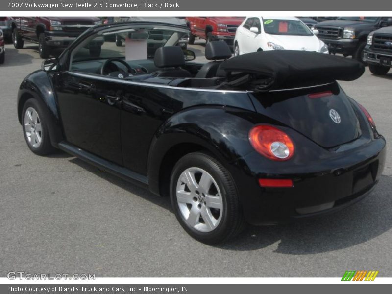 Black / Black 2007 Volkswagen New Beetle 2.5 Convertible