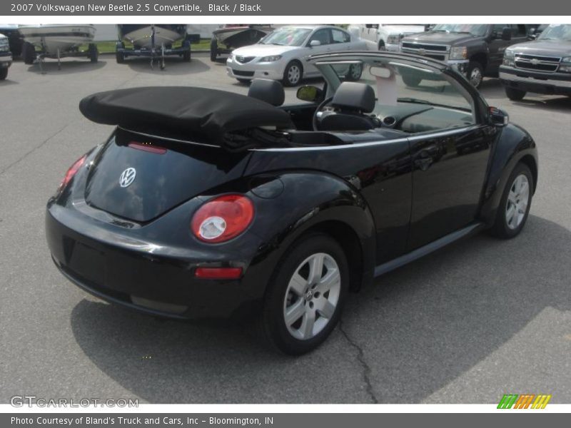 Black / Black 2007 Volkswagen New Beetle 2.5 Convertible