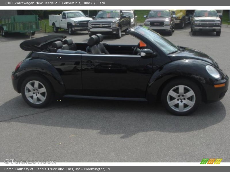 Black / Black 2007 Volkswagen New Beetle 2.5 Convertible