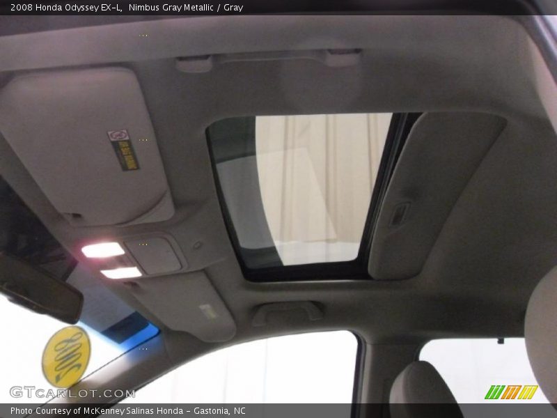 Nimbus Gray Metallic / Gray 2008 Honda Odyssey EX-L