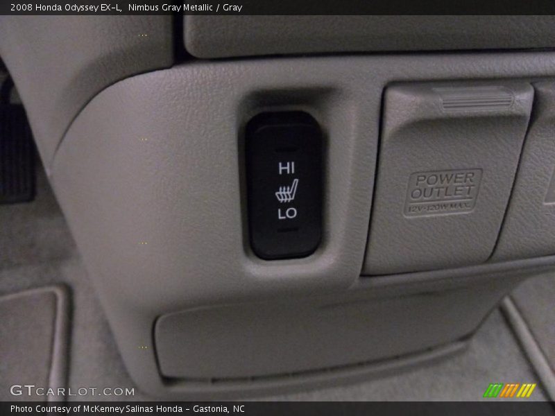 Nimbus Gray Metallic / Gray 2008 Honda Odyssey EX-L