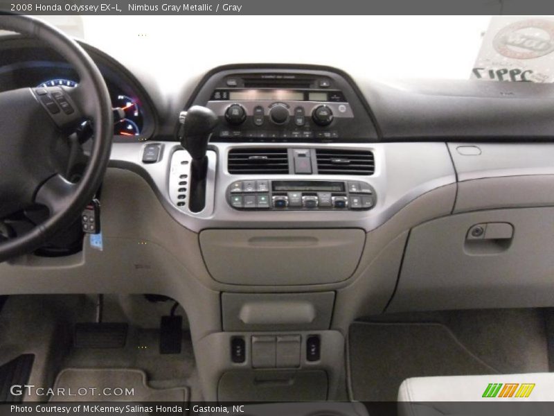 Nimbus Gray Metallic / Gray 2008 Honda Odyssey EX-L