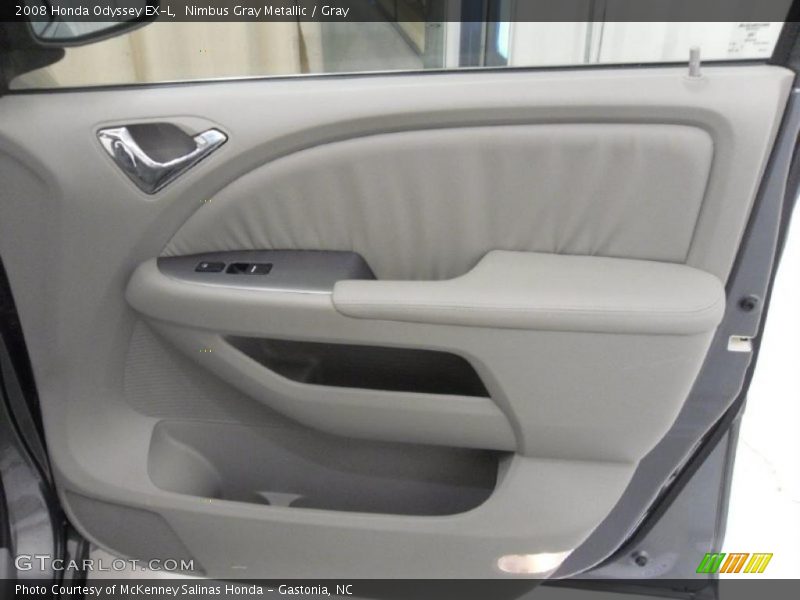 Nimbus Gray Metallic / Gray 2008 Honda Odyssey EX-L