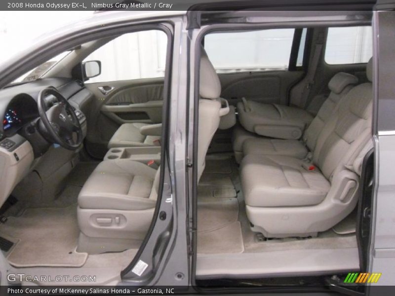 Nimbus Gray Metallic / Gray 2008 Honda Odyssey EX-L