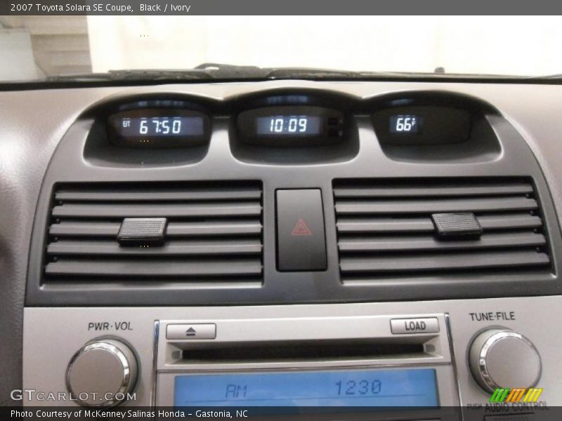 Black / Ivory 2007 Toyota Solara SE Coupe