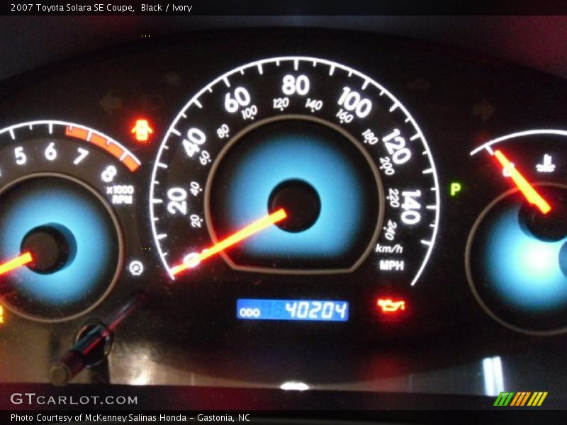 Black / Ivory 2007 Toyota Solara SE Coupe