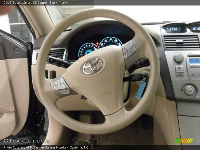 Black / Ivory 2007 Toyota Solara SE Coupe