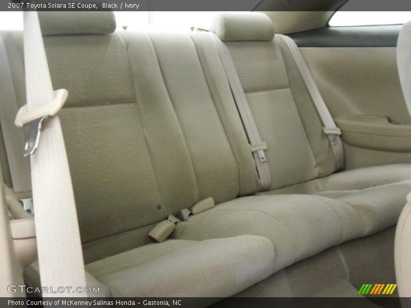 Black / Ivory 2007 Toyota Solara SE Coupe